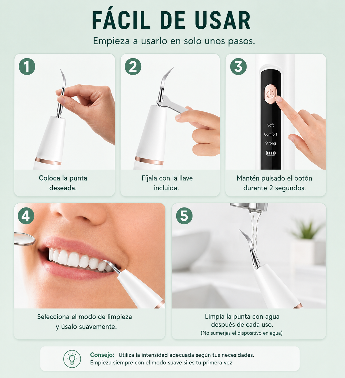Cepillo Dental Ultrasonico Garaldentist