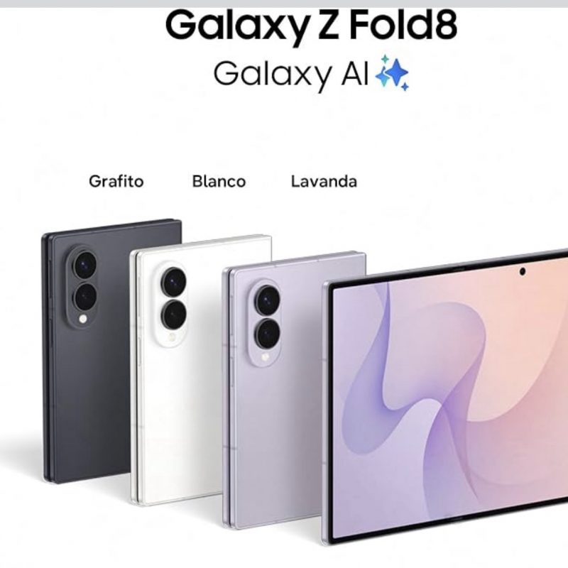 Samsung Galaxy Z Fold8, Teléfono Movil, Smartphone Android con IA, Pantalla Idónea para Redes Sociales, Cámara Dual 50MP, Batería 4800mAh.