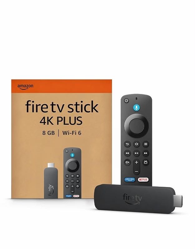 Amazon Fire TV Stick 4K Plus, compatible con Wi-Fi 6, Dolby Vision, Dolby Atmos y HDR10+, encuentra series más rápido con Alexa+